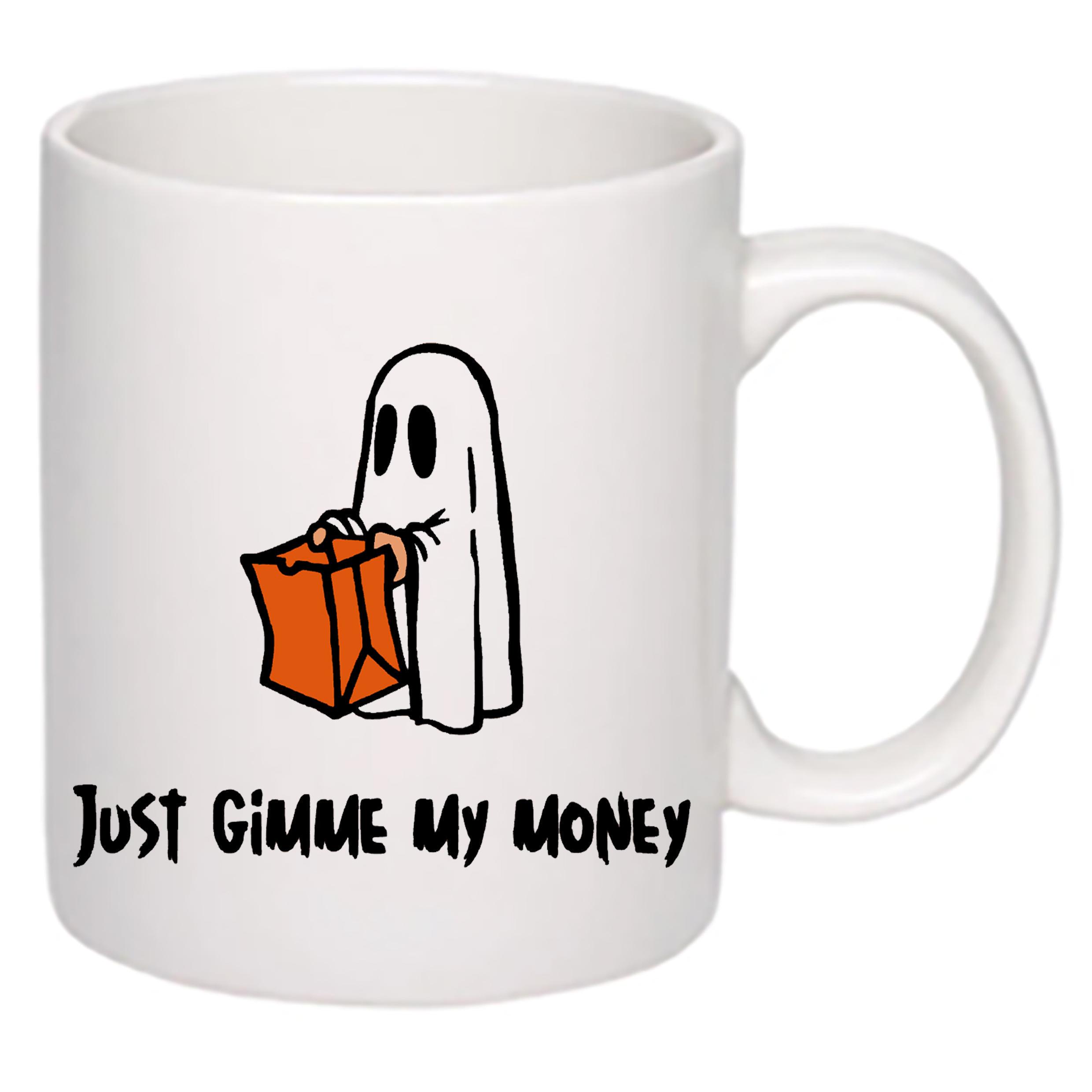 Чашка с печатью Just gimme my money 330 мл Белый (20950) - фото 2 Чашка с печатью Just gimme my money 330 мл Белый (20950) - фото 2