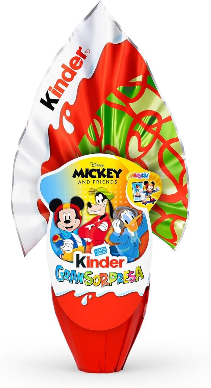 Шоколадне яйце Kinder GranSorpresa Mickey And Friends Egg 150 г (2107819508)
