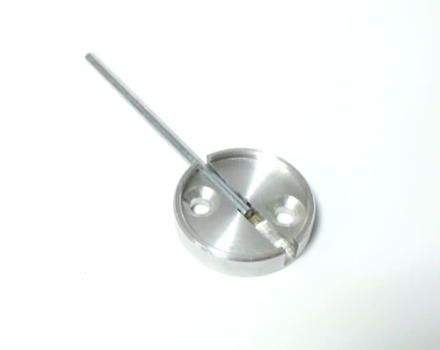 Підпечатник під пластилін Ø 30 мм з фіксатором дюраль