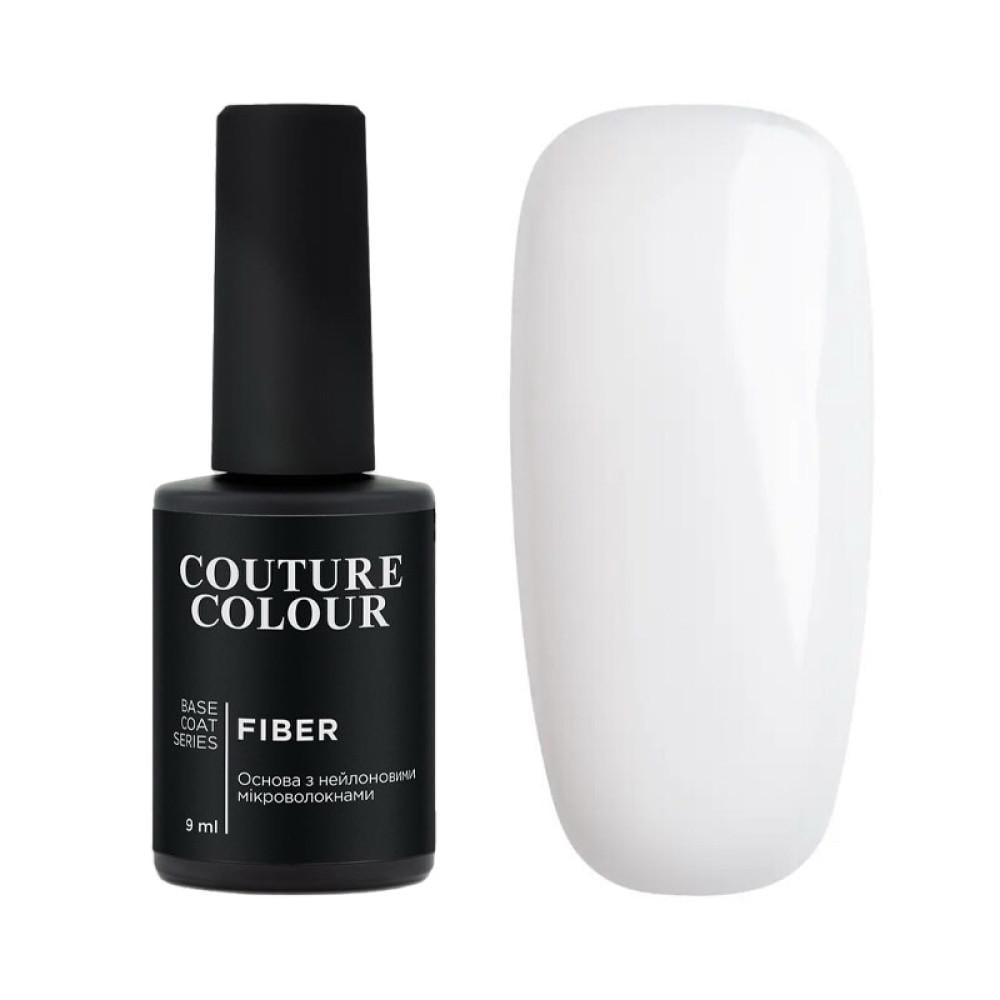 База для гель-лака Couture Colour Fiber Base FB 9 мл 01 Clear Milk (2907928990773)