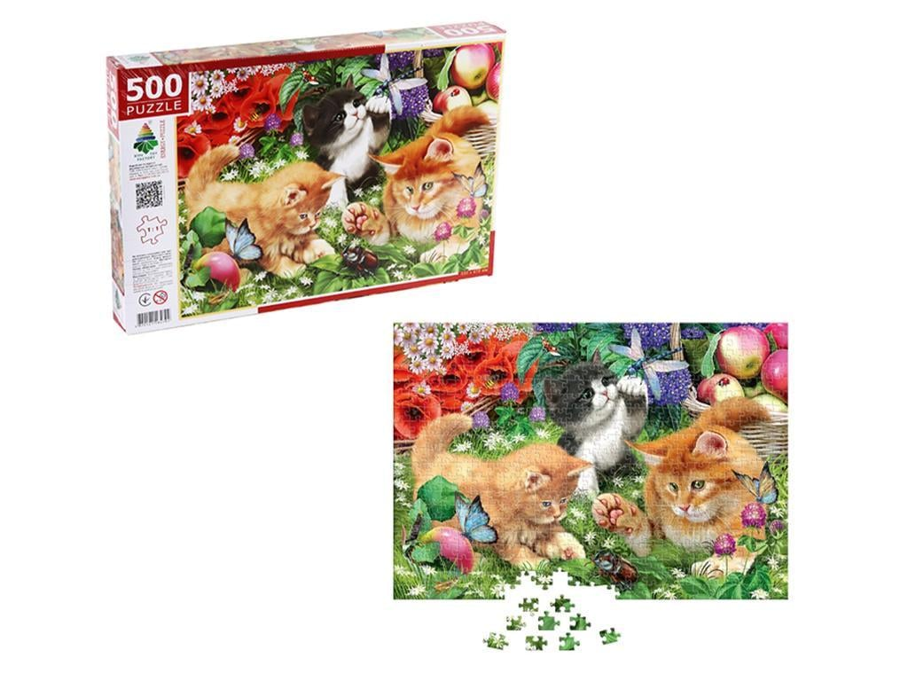 Пазли Energy Plus Кошенята та Жучки 500 ел.