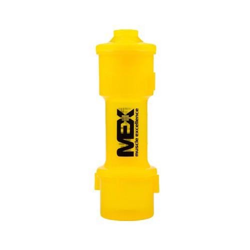 Шейкер для протеина с контейнером Mex Nutrition Multishaker 500 мл Желтый