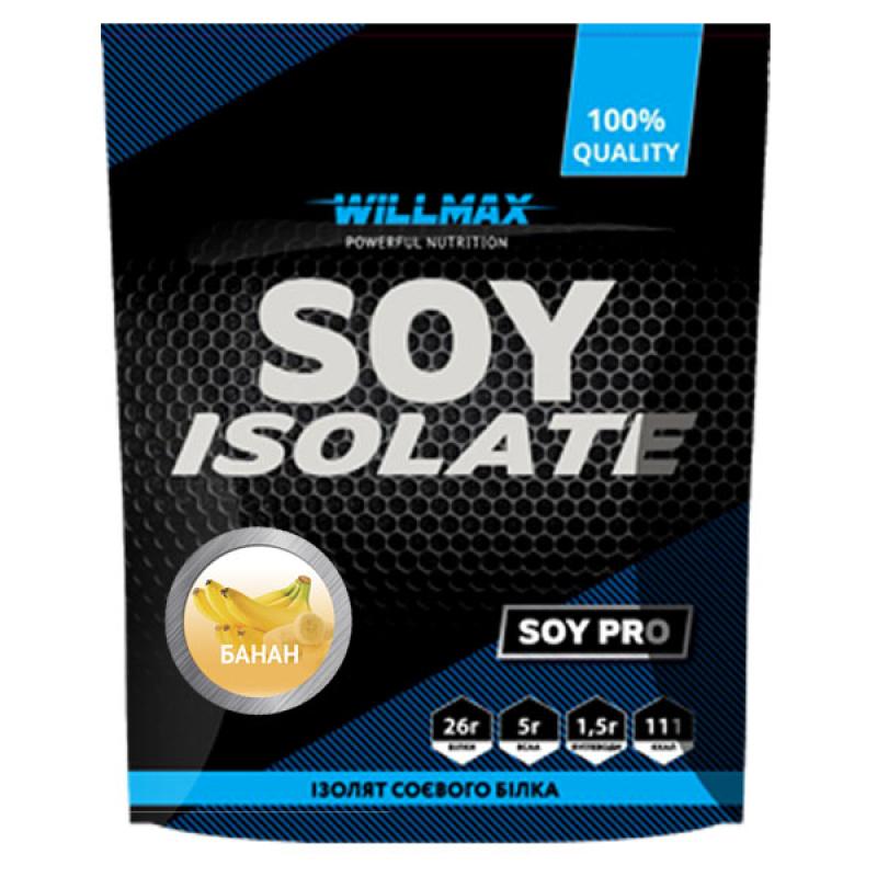 Протеин соевый SOY ISOLATE Willmax 900 г Банан
