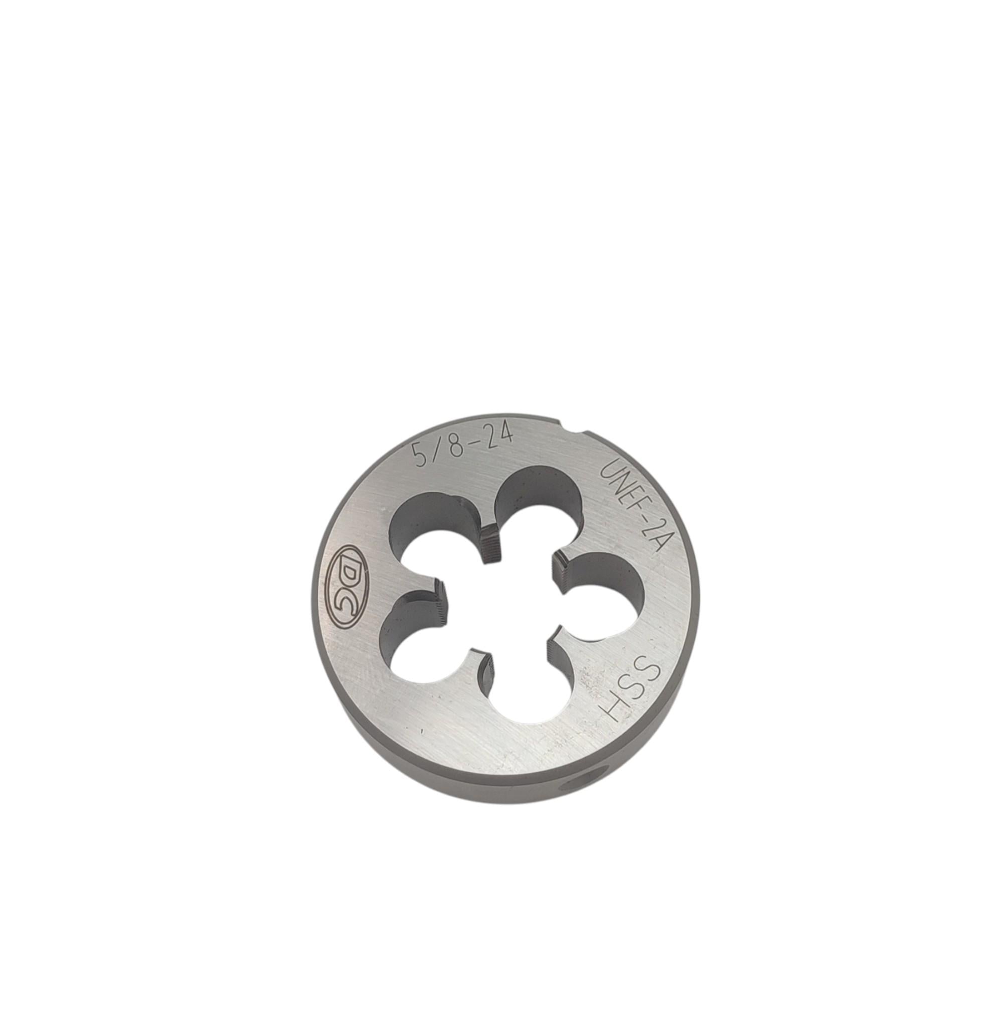 Плашка UNEF 5/8" 24 нити Р6М5 HSS N5120 104284 DC Swiss (27722360)