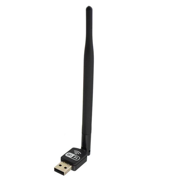 Адаптер мережевий Wi-Fi Pix-Link LV-UW10 802.11n USB з антеною (3_4177)