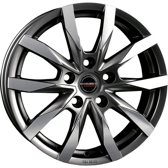 Литые диски Borbet CW5 7,5x18 5x120 ET43 DIA65,1 Mistral anthracite polished