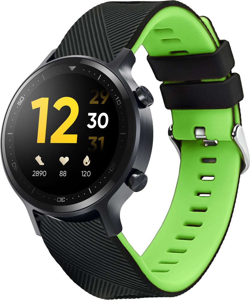 Ремешок Luminic для Realme Watch S Black Green (26673-4A)