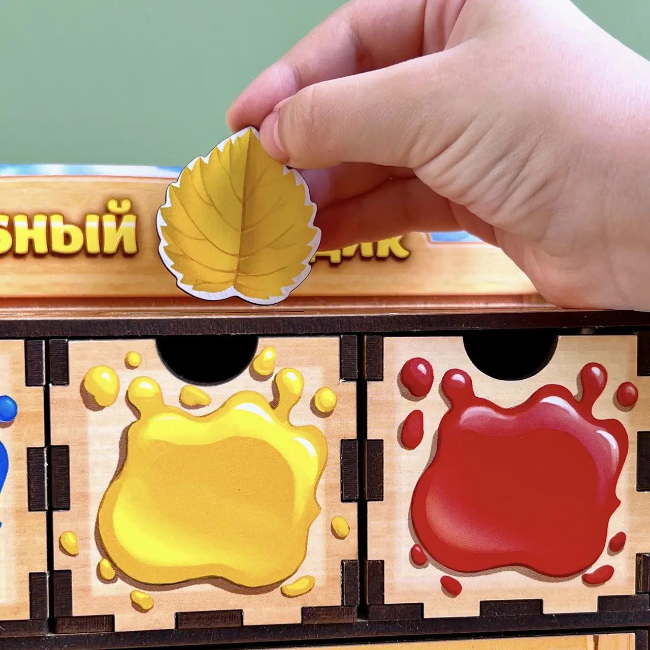 Игра сортер деревянная Ubumblebees Волшебный Комодик настольная - фото 5