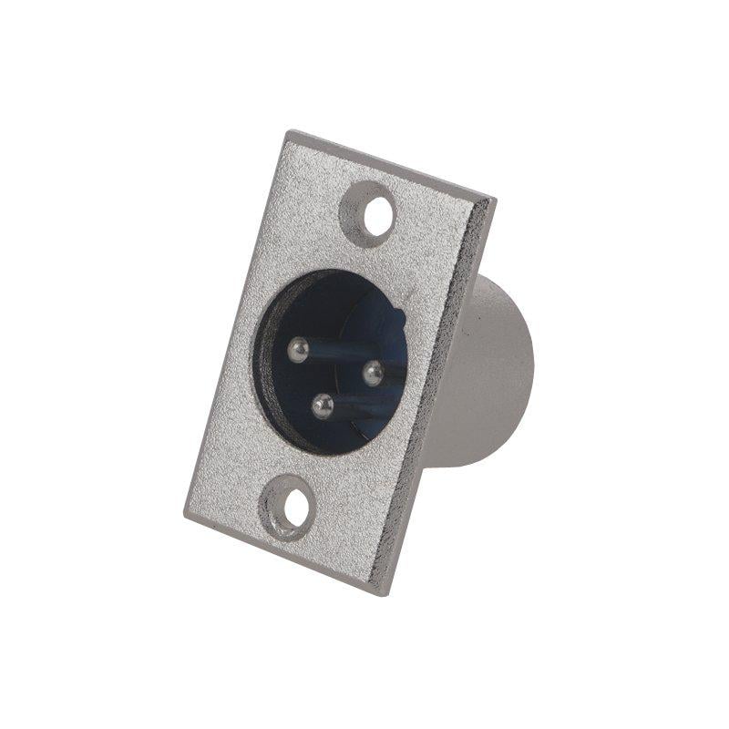 Штекер XLR HY1.4823 4pin узкий монтажный (A262011) Штекер XLR HY1.4823 4pin узкий монтажный (A262011)