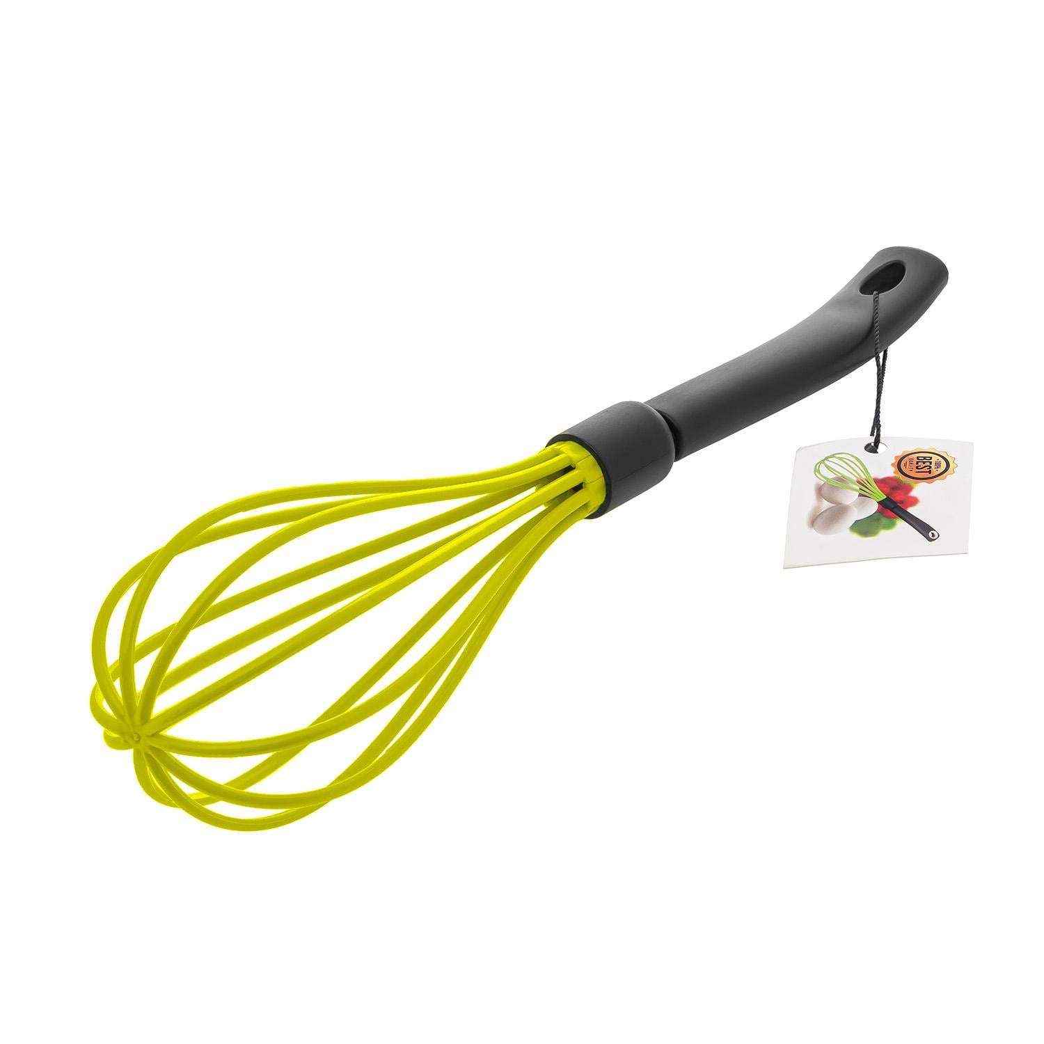 Венчик силиконовый Kitchen Master с петлей для подвешивания 29,5 см Желтый (2035436730)