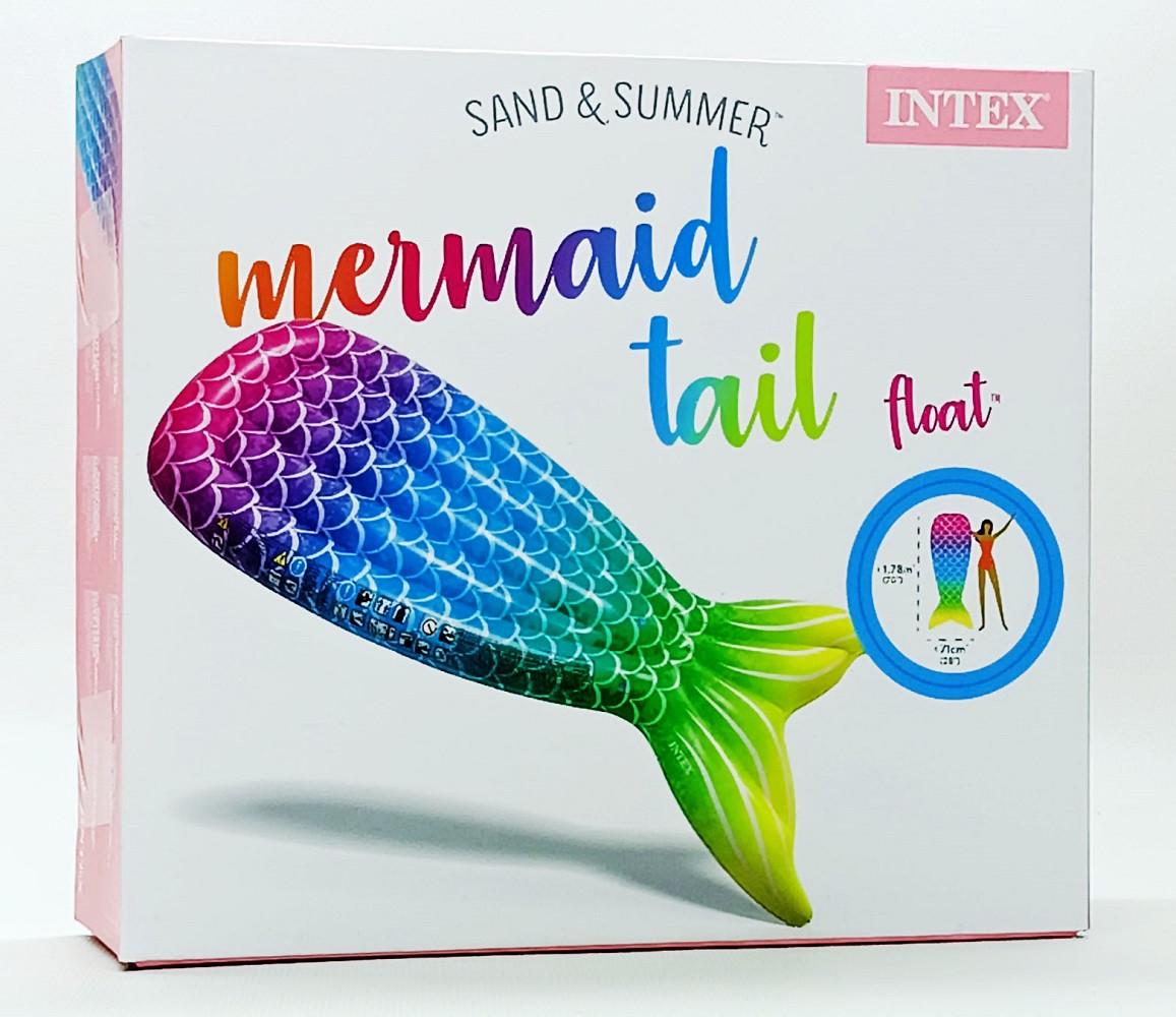 Пліт надувний Intex Хвіст русалки 180х79 см (58788) - фото 5 Пліт надувний Intex Хвіст русалки 180х79 см (58788) - фото 5