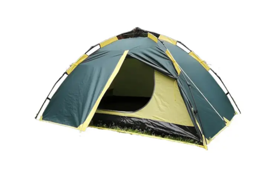 Палатка Tramp TRT-096 Quick 2 v2 двухместная 6000/10000 мм 130х210 см Зеленая