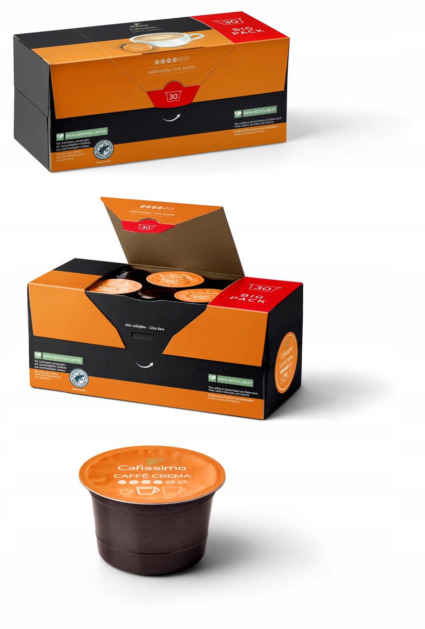 Кофе Tchibo Cafissimo Caffe Crema Vollmundig 30 капсул (2503872023) - фото 3