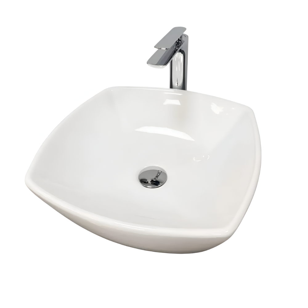 Раковина накладная VBI Cortona квадратная 430x430 мм White (RM-VBI-012608)