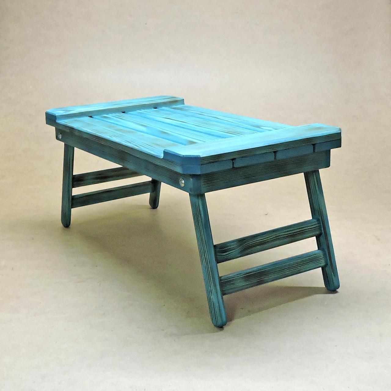 Столик-піднос для сніданку з дерева Огайо Джинс (СТП-000899) - фото 4