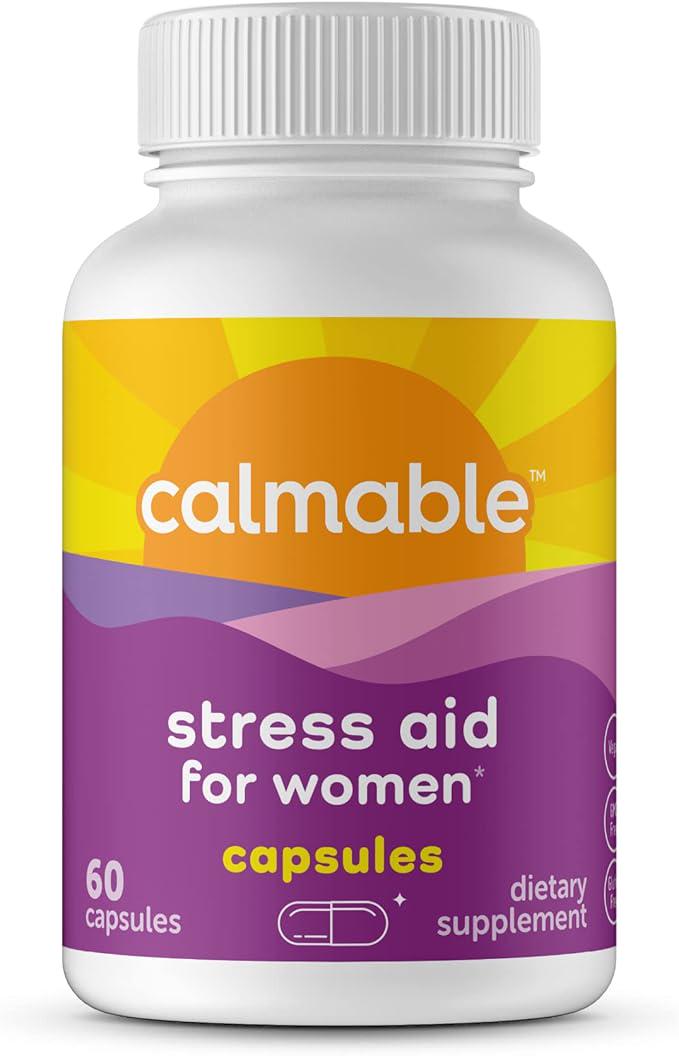 Комплекс для жіночого здоров'я сну та нервової системи Calmable Stress Aid For Women 60 капсул
