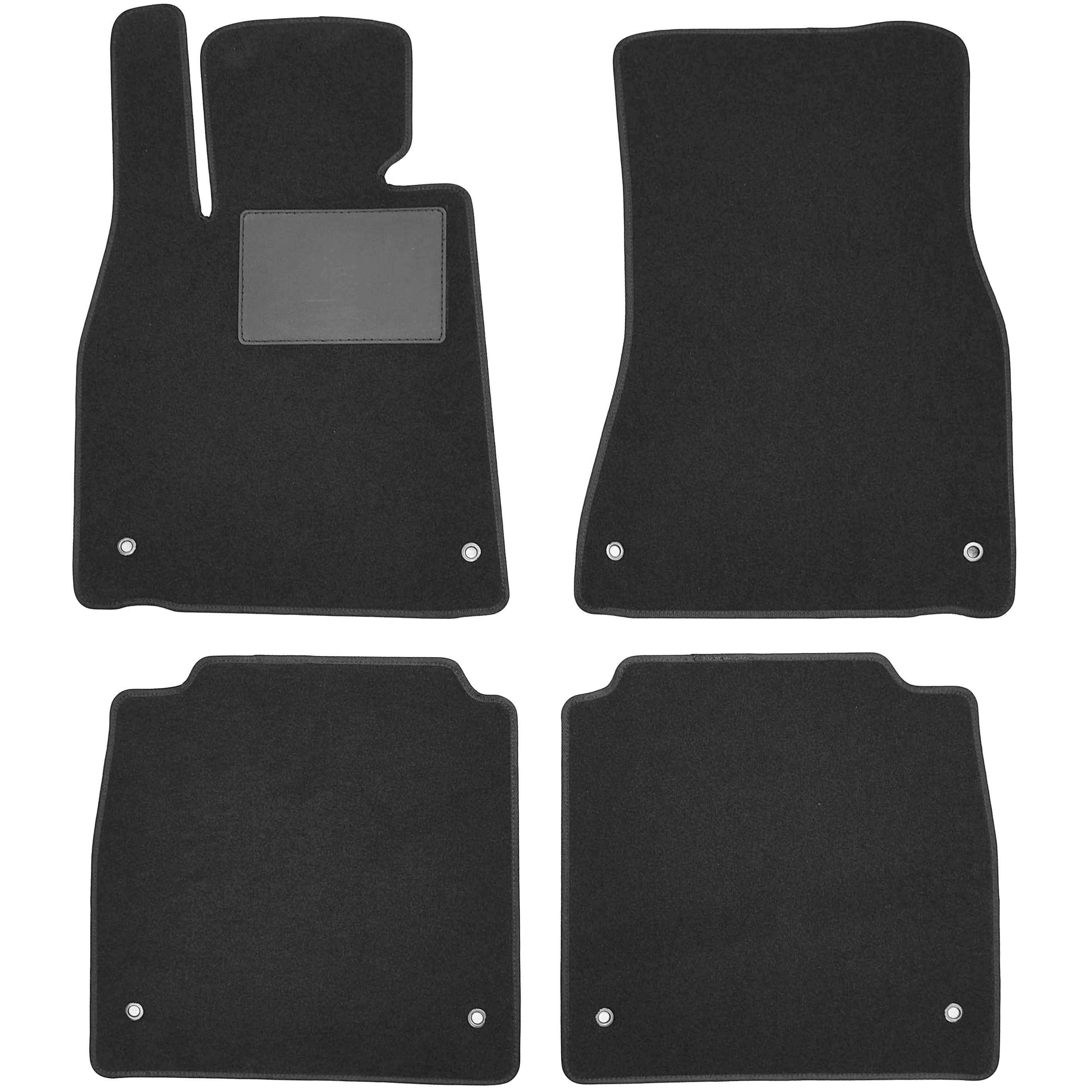 Коврики в салон для Lexus LS 460/600 h 2006-2017 2WD Long текстильные Черный