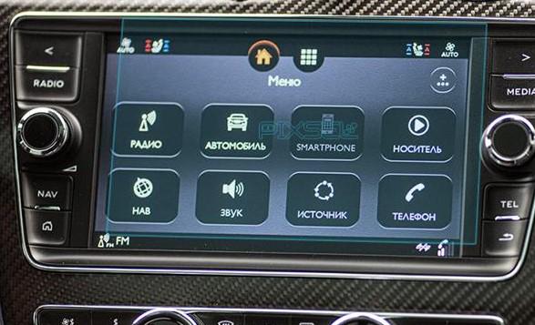 Защитное стекло Pixsel гибридное матовое на монитор Bentley BENTAYGA-7,9" 2016-2020