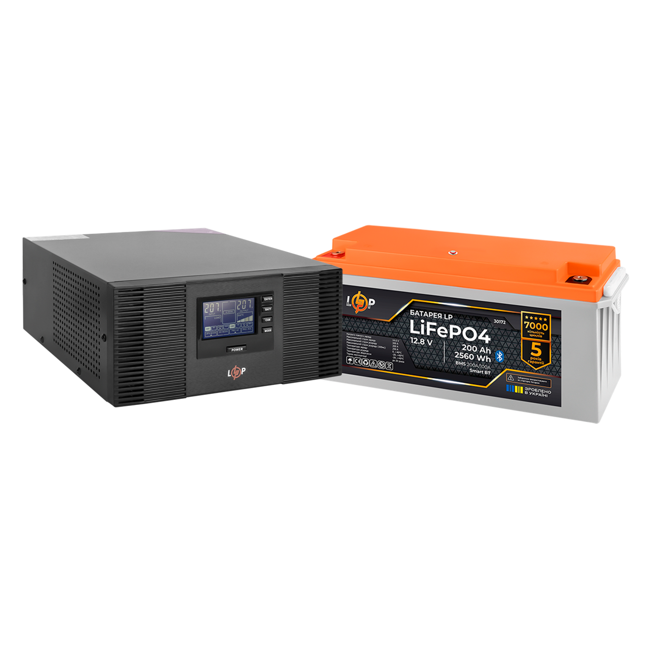 Комплект резервного питания LogicPower B1500 литиевая LiFePO4 батарея 2560Wh