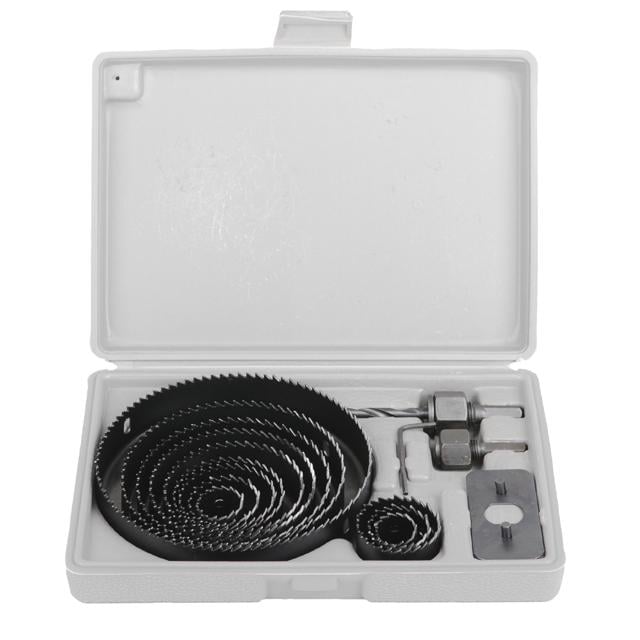 Набір корончатих свердел по деревині 16 шт. 19-127 мм 19/22/29/32/38/44/54/64/76/89/102/127 мм - фото 5 Набір корончатих свердел по деревині 16 шт. 19-127 мм 19/22/29/32/38/44/54/64/76/89/102/127 мм - фото 5