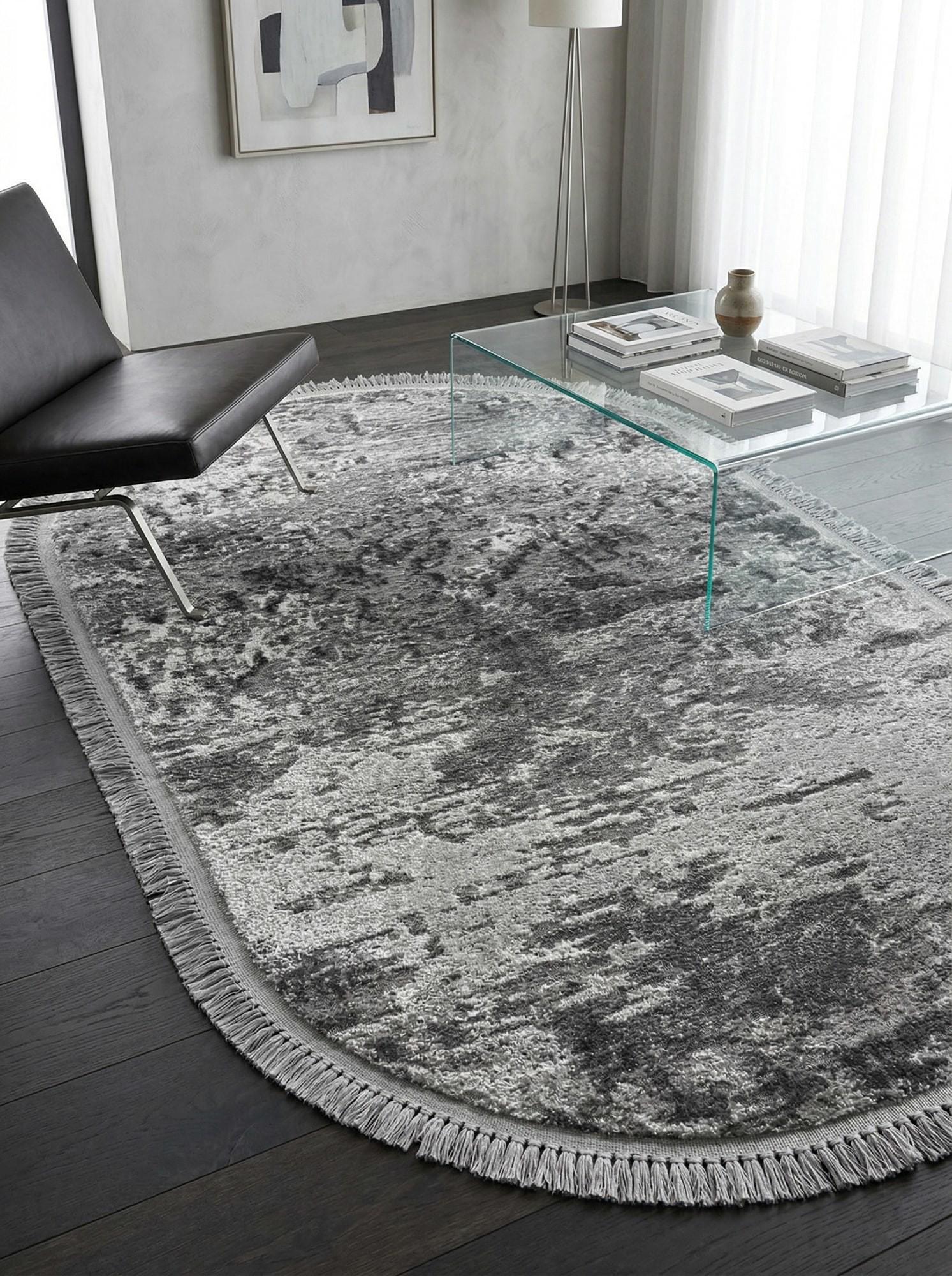 Ковер Levado 03889a овал 120x180 см Grey (81161218)