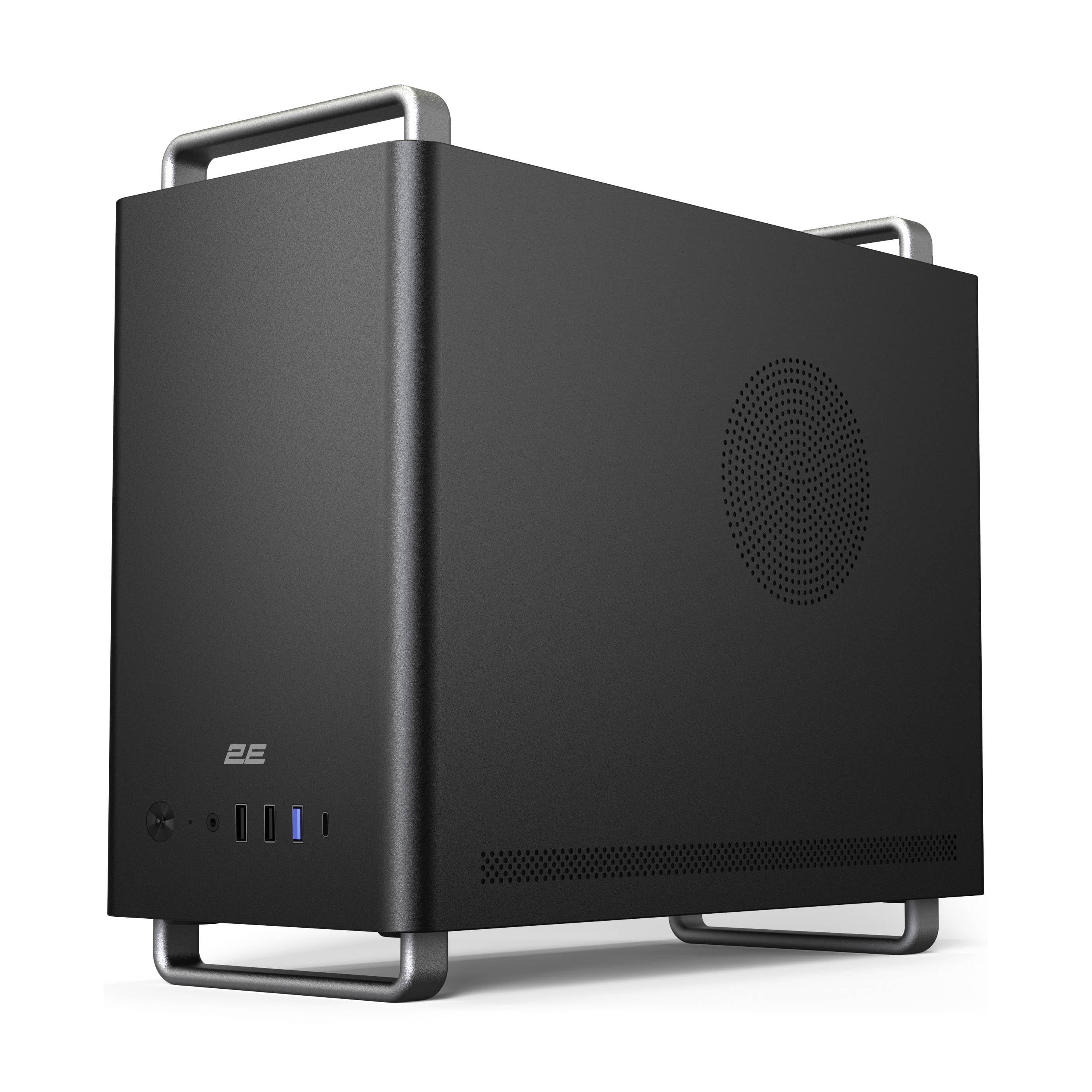 Корпус для компьютера 2E Credo Mesh Mini Tower mini-ITX/micro-ATX no PSU Черный (2E-V300B-MH)