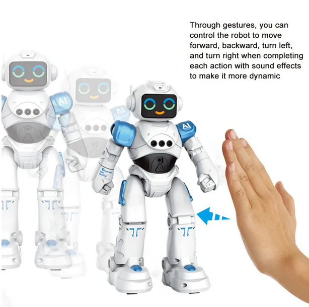 Робот Галактик WToys подсветка/сенсорные датчики/движение 6 песен/6 историй/викторина (65902) - фото 4 Робот Галактик WToys подсветка/сенсорные датчики/движение 6 песен/6 историй/викторина (65902) - фото 4