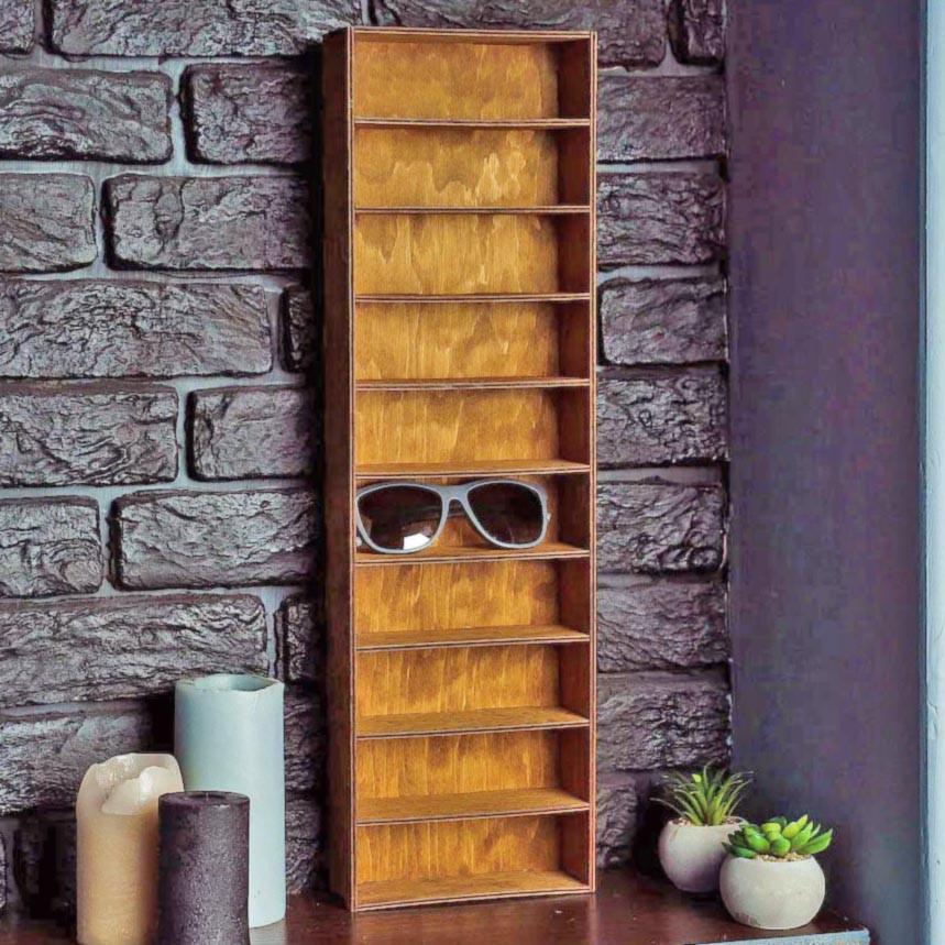 Органайзер для очков из дерева Кирнати Охра (ОЧК-002704)