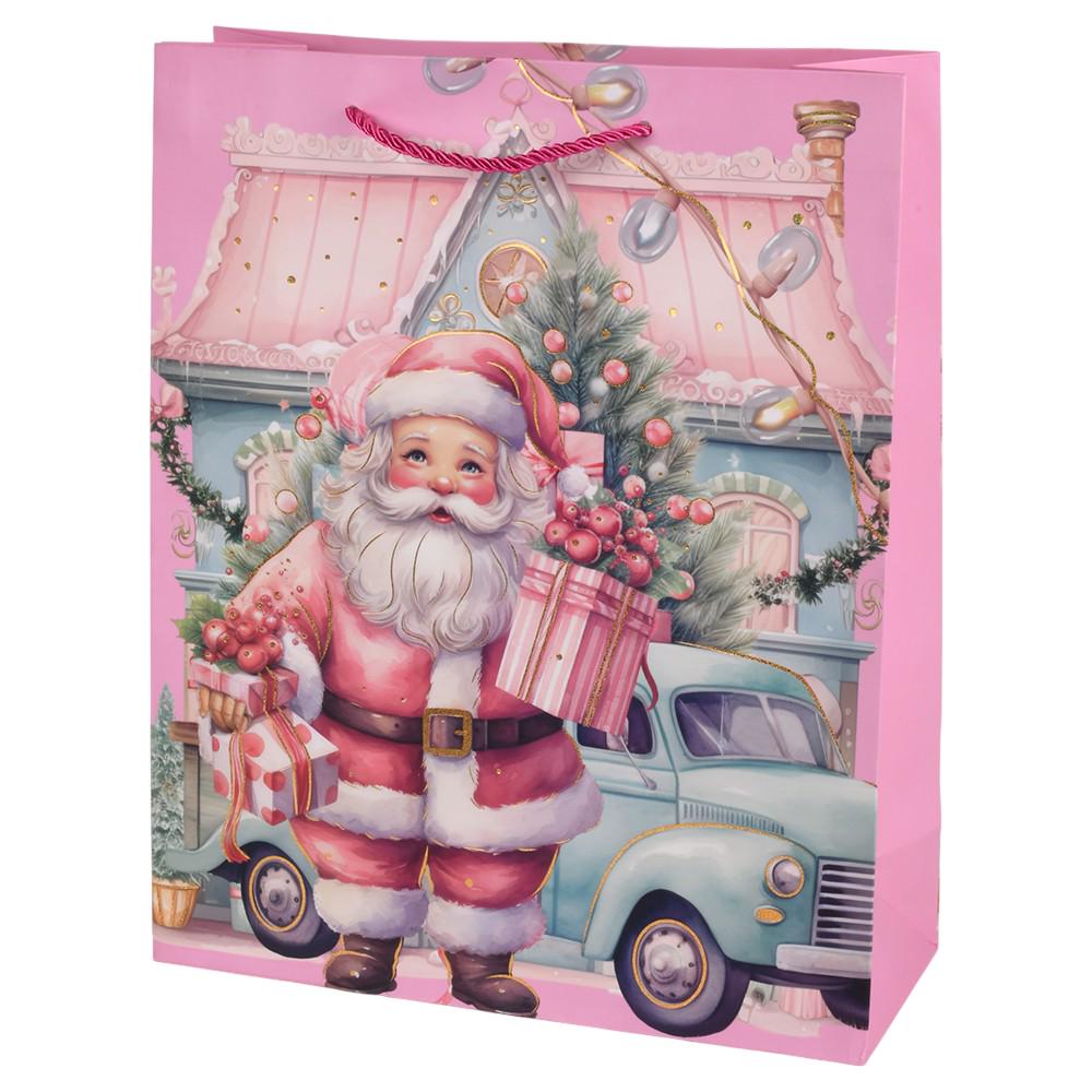 Подарочный пакет Santa R34776-M 26х32х10 см Розовый (30651627) Подарочный пакет Santa R34776-M 26х32х10 см Розовый (30651627)