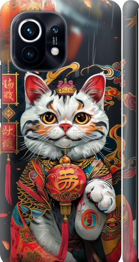 Чехол на Xiaomi Mi 11 China Cat v2 (6135m-2253-42517)