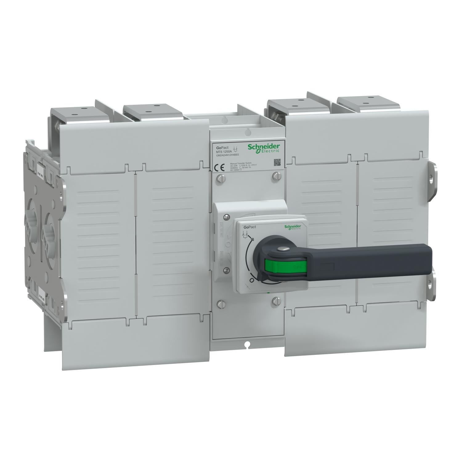 Переключатель нагрузки I-0-II Schneider Electric GoPact MTS200 4P 125A 415V выносная ручка (GM20D4N1254BEE)