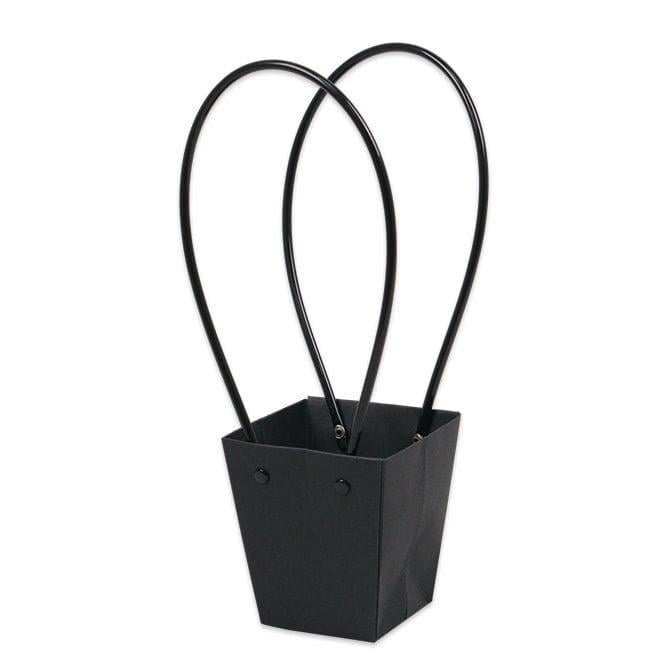 Набір паперових сумочок для квітів 39170 10 шт. Чорний (DR015578) Набір паперових сумочок для квітів 39170 10 шт. Чорний (DR015578)