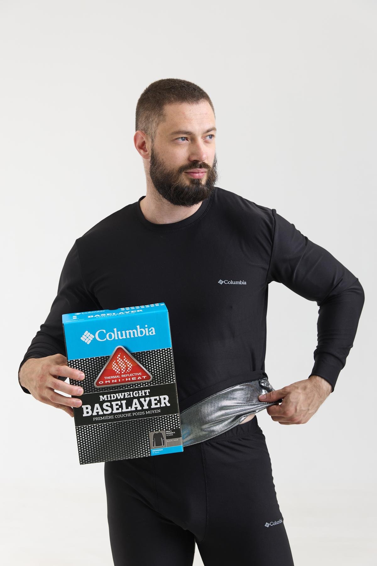 Термобілизна чоловіча зимова Columbia OMNI-HEAT 3XL Чорний (21537700) - фото 6