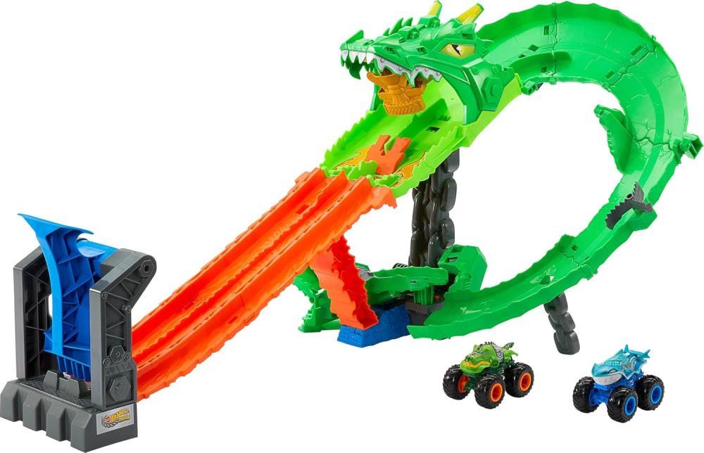 Игровой набор Атака огненного дракона Monster Trucks Hot Wheels (JFR06) Игровой набор Атака огненного дракона Monster Trucks Hot Wheels (JFR06)