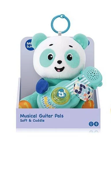 Игрушка музыкальная 1948-7 животное двигает лапкой подсветка/мелодии/кольцо-фиксатор (2471232581)