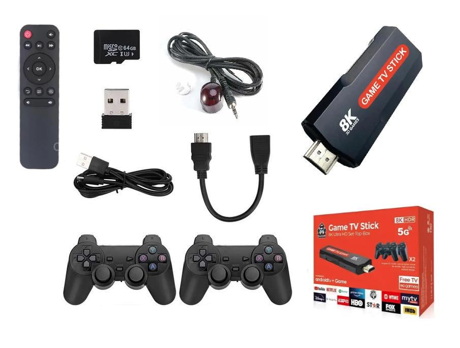 Ігрова консоль X2 Plus до телевізора 64Gb 8K HDR Game TV Stick Android TV 5G - фото 10 Ігрова консоль X2 Plus до телевізора 64Gb 8K HDR Game TV Stick Android TV 5G - фото 10