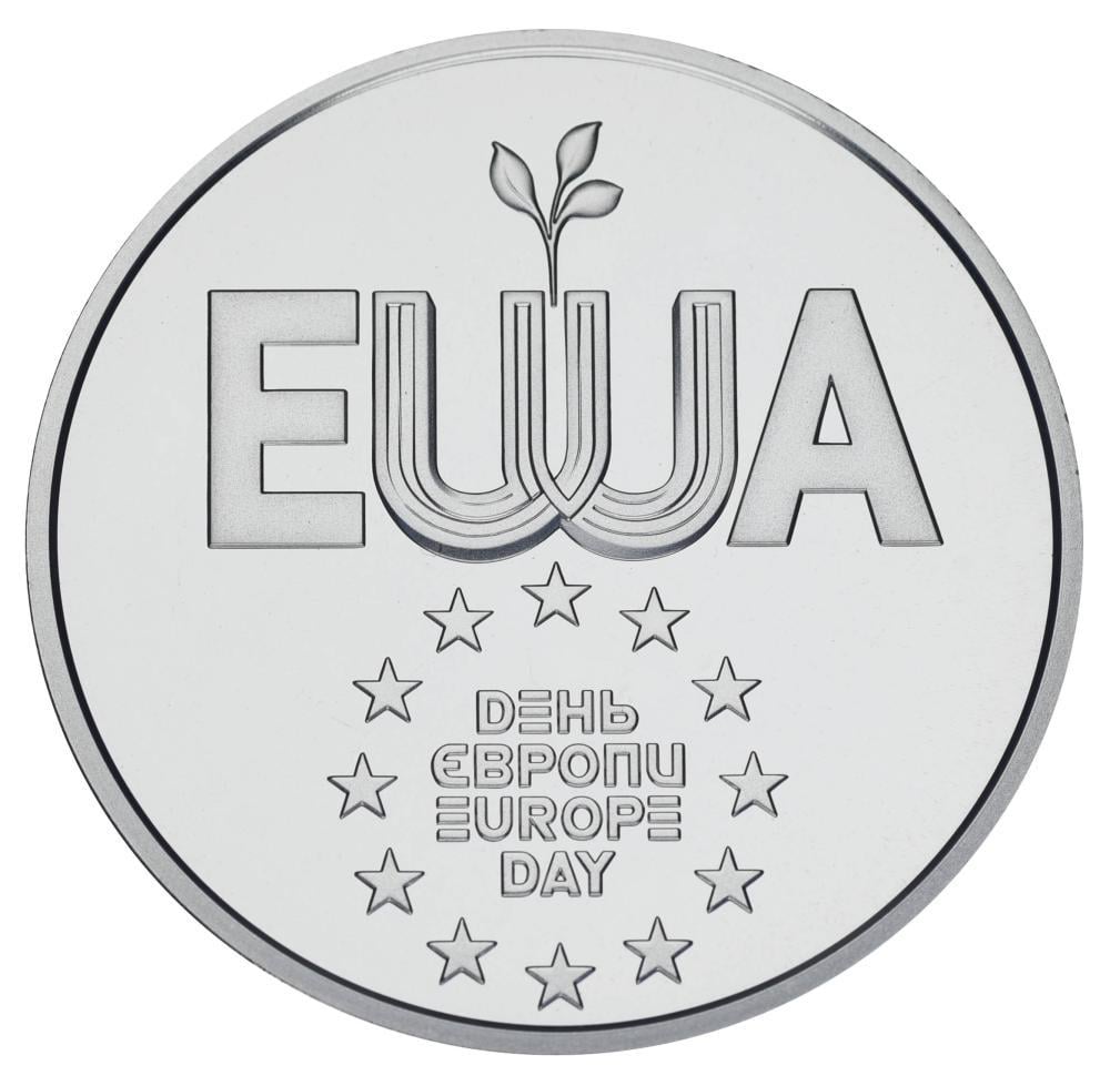 Коллекционная монета Украина 5 гривен 2024 год UNC День Европы (М19562) Коллекционная монета Украина 5 гривен 2024 год UNC День Европы (М19562)