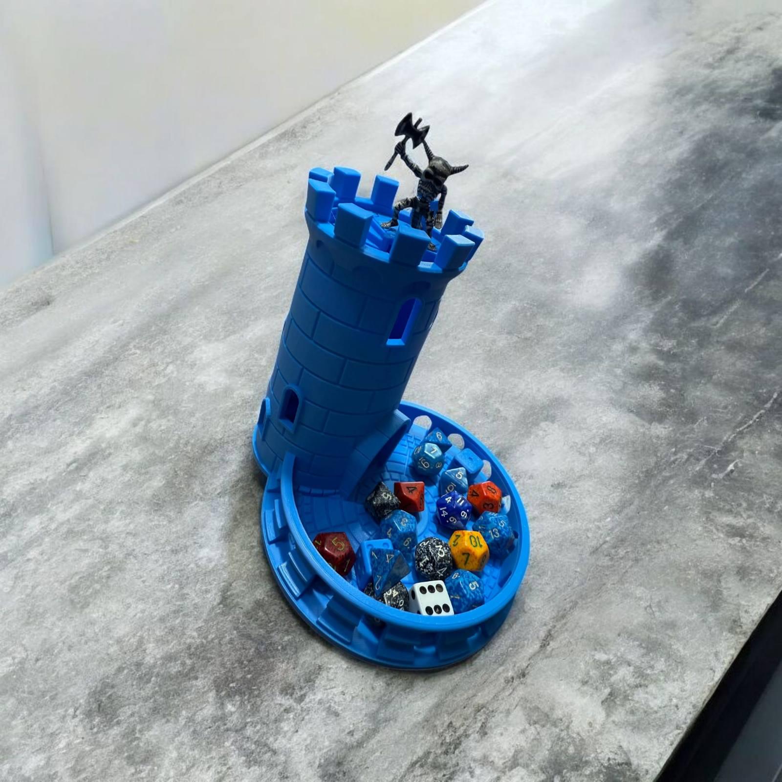 Вежа для кубиків Замковий Бастіон Синій (0703-2)