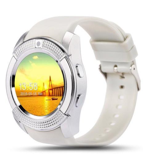 Умные часы-телефон Smart Watch V8 Silver - фото 1