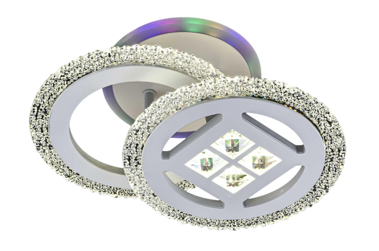 Люстра светодиодная акриловая Valeso V 3197-2C WH без пульта