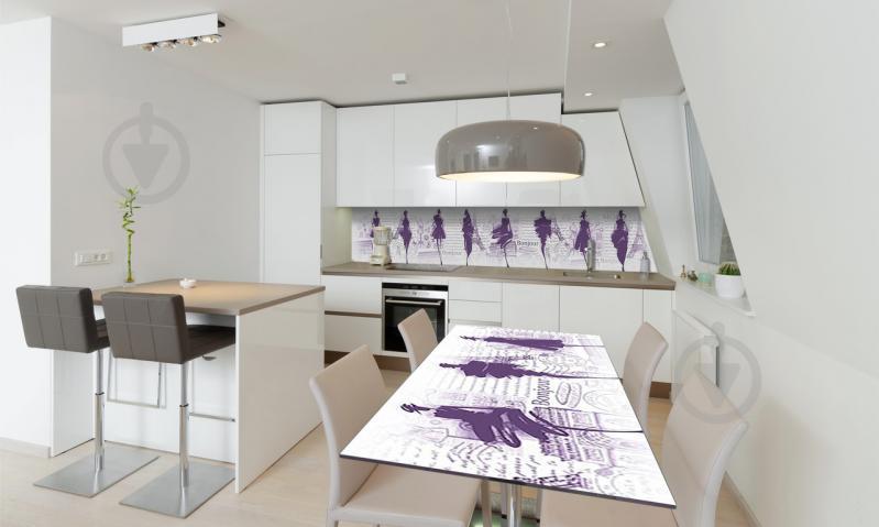 Наклейка виниловая на стол Zatarga «Французские Дамы» 650х1200 мм Z180632/1st Наклейка виниловая на стол Zatarga «Французские Дамы» 650х1200 мм Z180632/1st