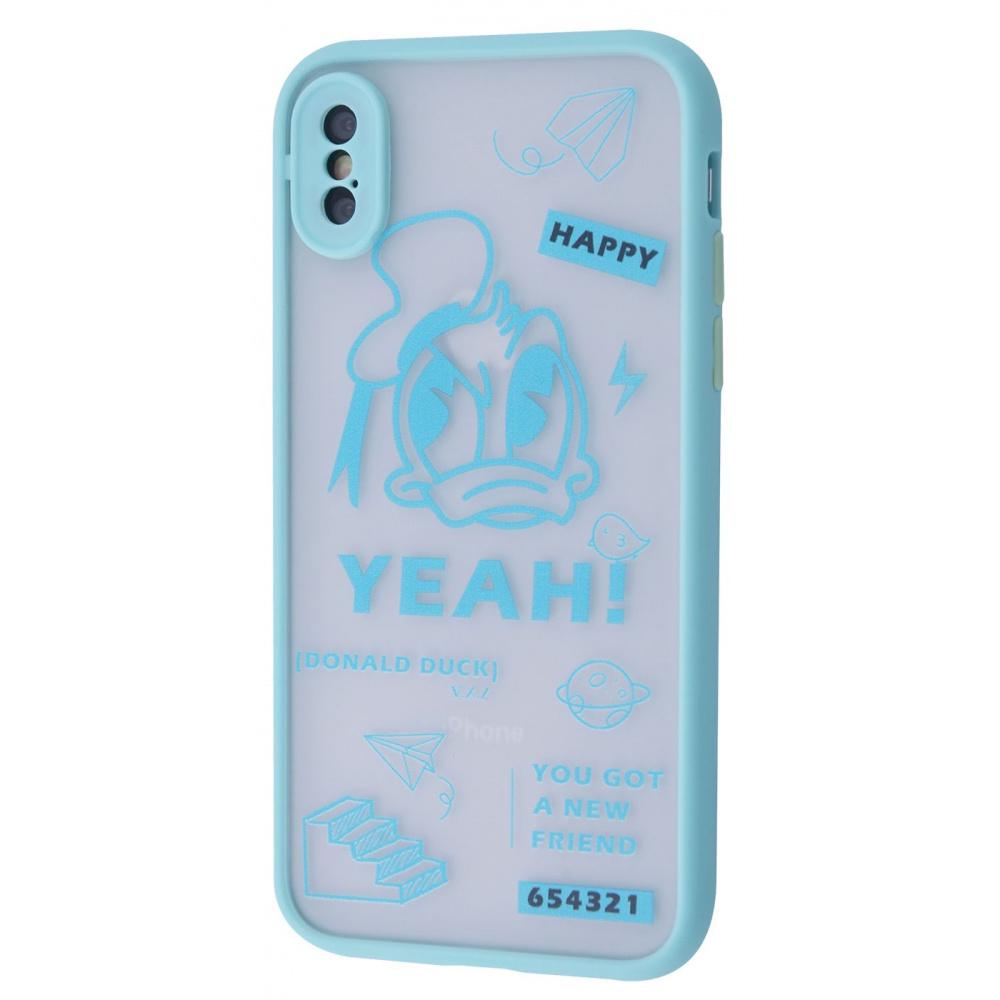 Чехол Picture Shadow Matte Case New (PC+TPU) iPhone Xs Max donald duck С рисунком