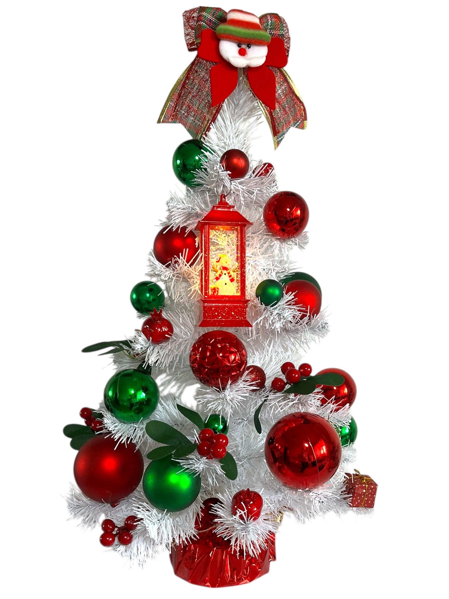 Елка новогодняя 60 см с желто-синим декором и гирляндой Роса 3 м (2024978501)