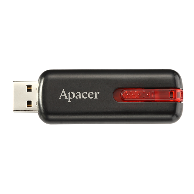 Флешка Apacer AH326 16 GB Чорний (AP16GAH326B-1)