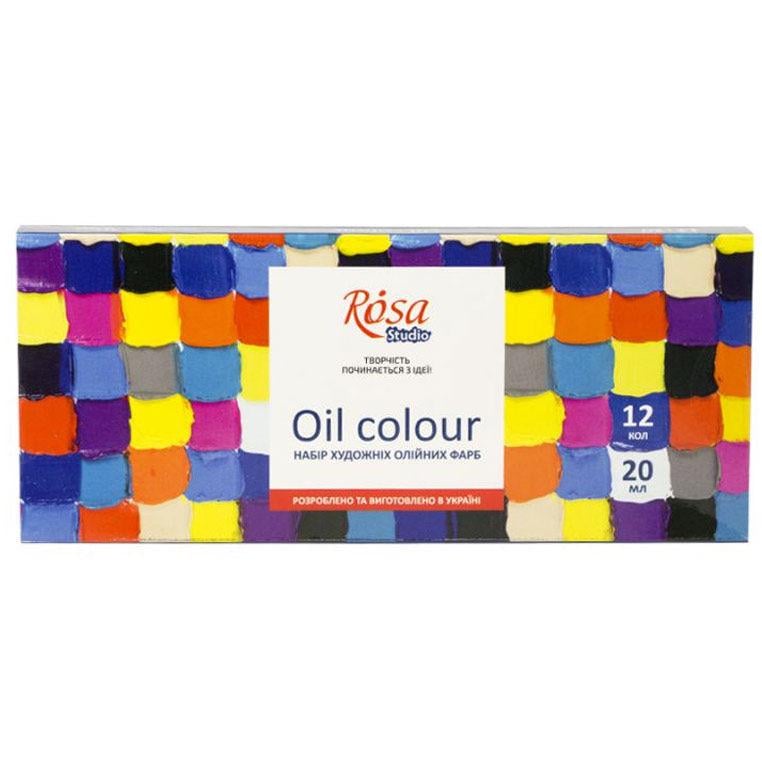 Фарба олійна Rosa Studio набір 12 кольорів (131007) Фарба олійна Rosa Studio набір 12 кольорів (131007)