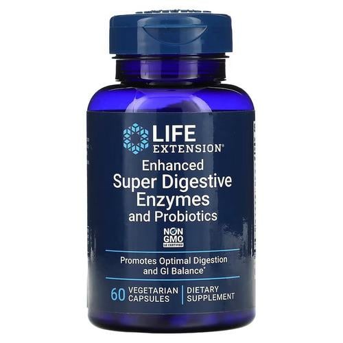 Энзимы Life Extension Super Digestive Enzymes and Probiotics 60 вегетарианских капс. (LEX-20226)
