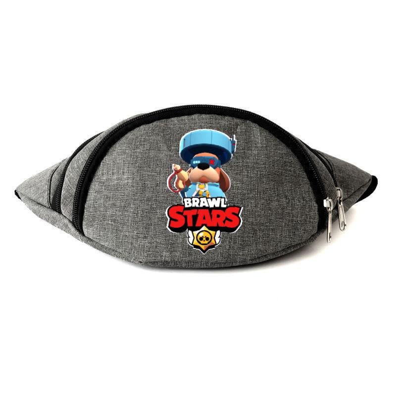 Поясная сумка-бананка Cappuchino toys Бравл Старс Генерал Гавс 70 BS-GG70 Серый (1454091357)