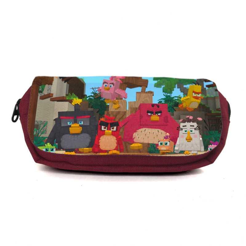 Пенал школьный Angry Birds ANG-0012 Бордовый (2044915724)