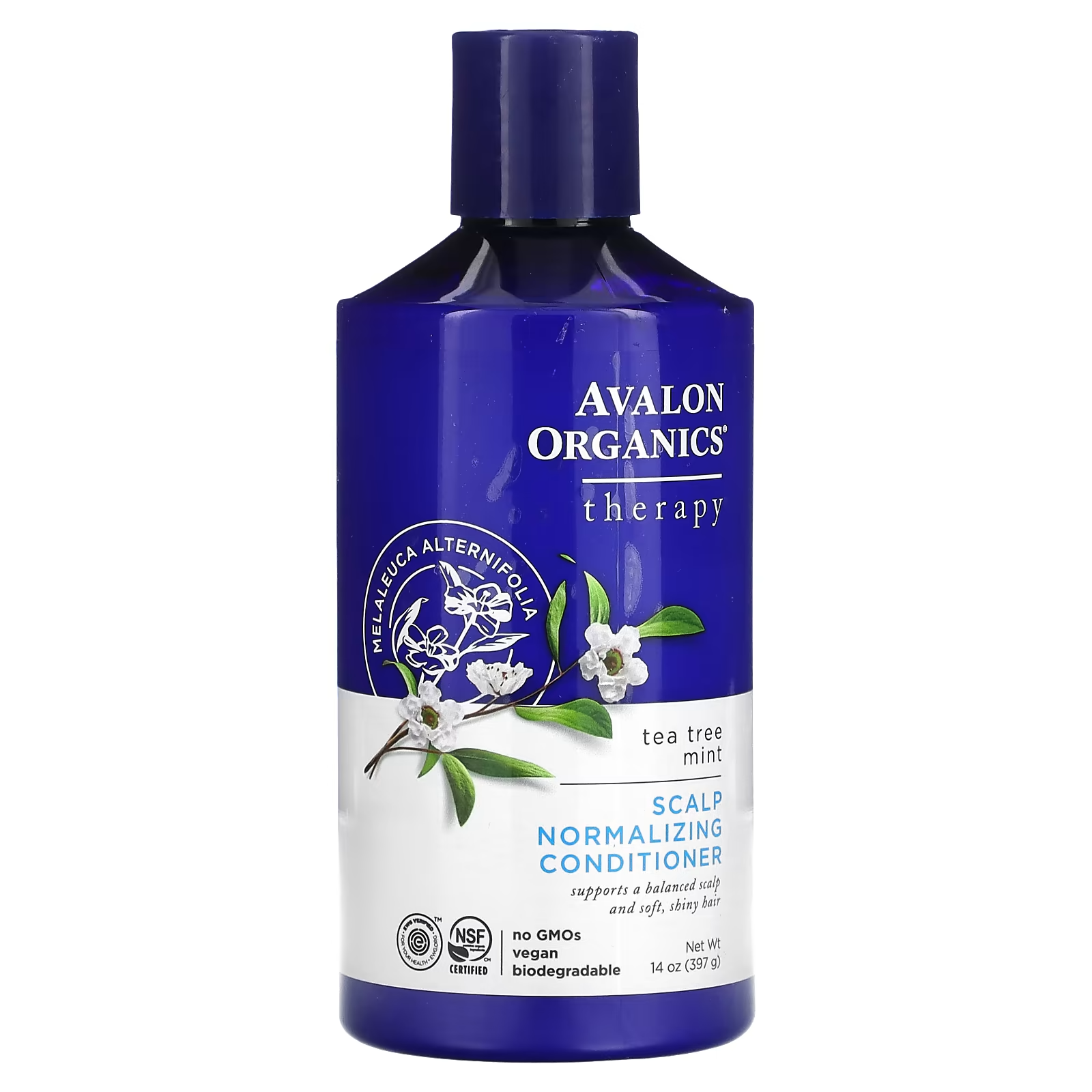 Кондиционер Avalon Organics для нормализации состояния кожи головы чайное дерево и мята 397 г 14 унций