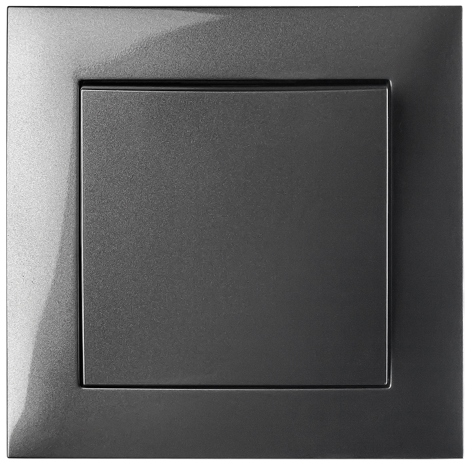 Выключатель одноклавишный MARSHEL IDEAL VS10-290 Graffite